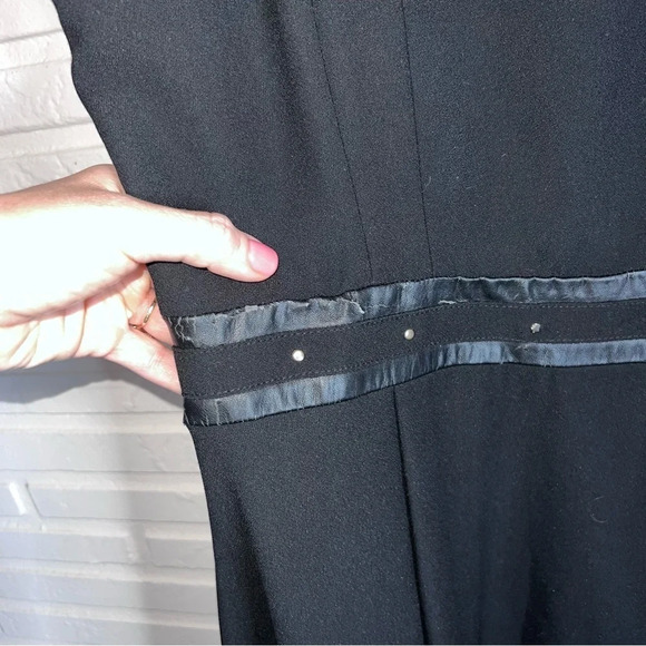 Liu Jo Black Embellished Flowy Skater Mini Dress, Women’s Italian Size 40 - Picture 9 of 10